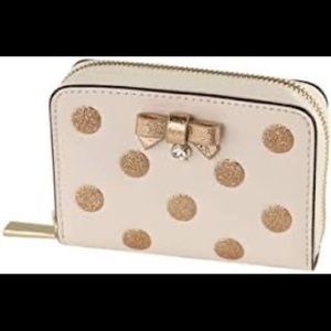 Kate spade wrapping party small zip card case NWT